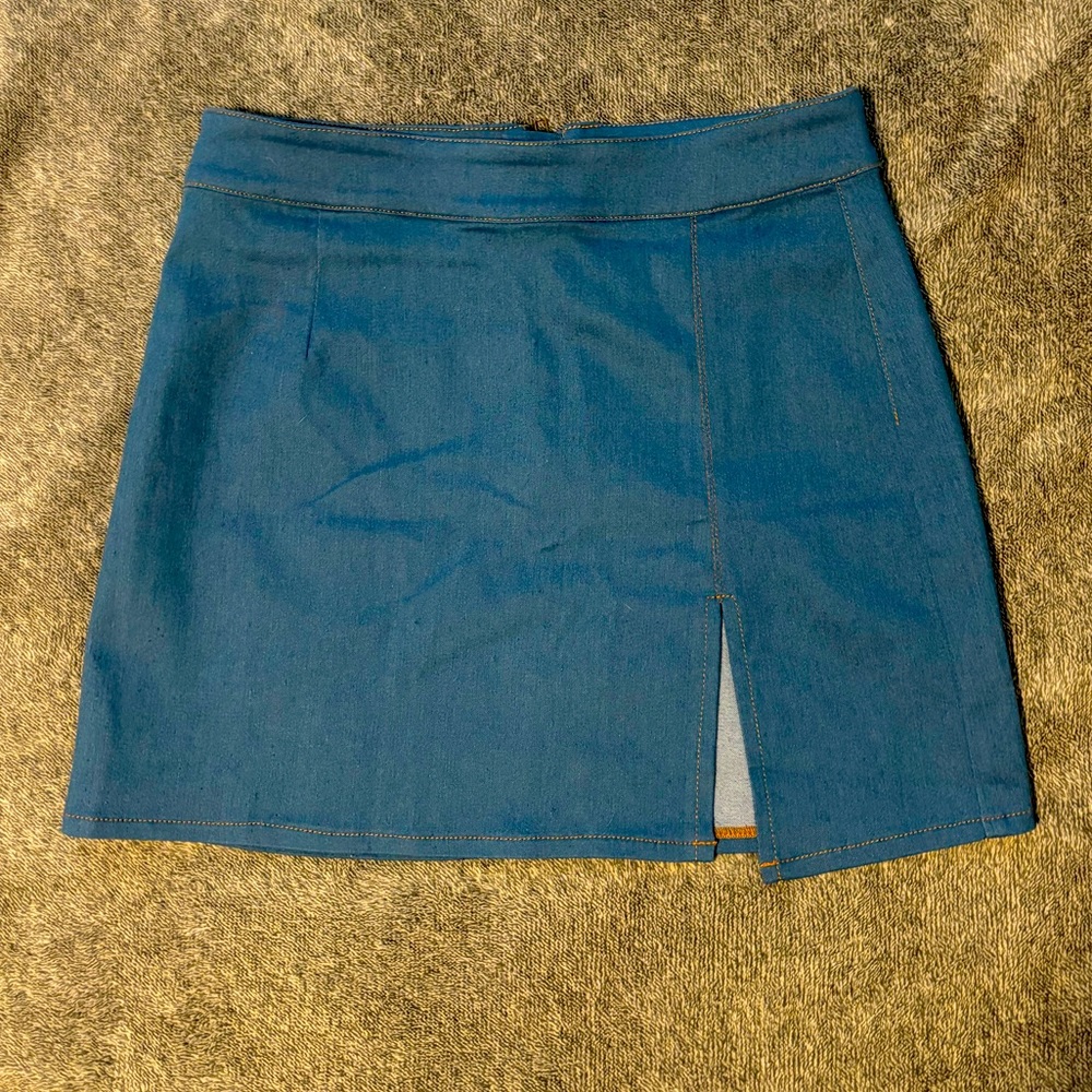 Women’s denim mini skirt